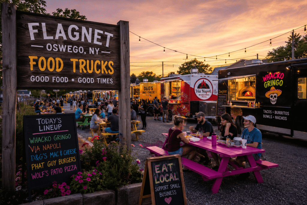 food truck at flagnet oswego ny