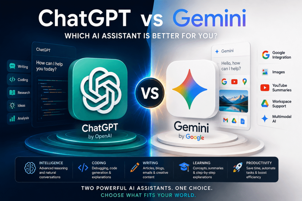 ChatGPT vs Gemini